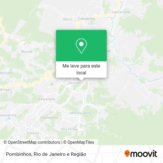 Pombinhos mapa