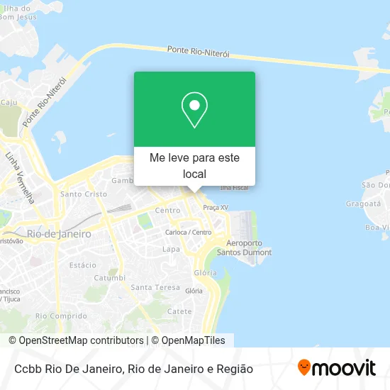 Ccbb Rio De Janeiro mapa