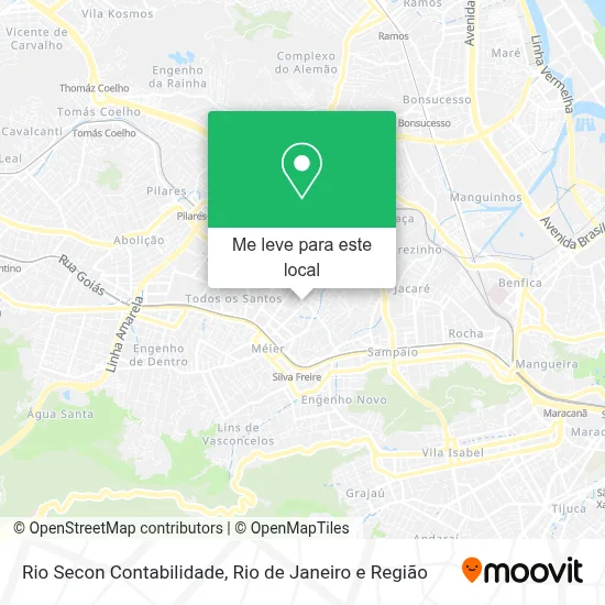 Rio Secon Contabilidade mapa