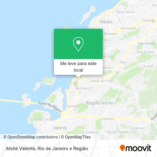 Ateliê Valente mapa