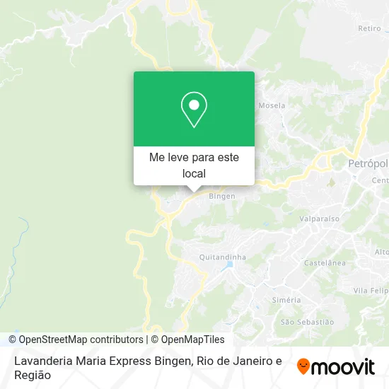 Lavanderia Maria Express Bingen mapa