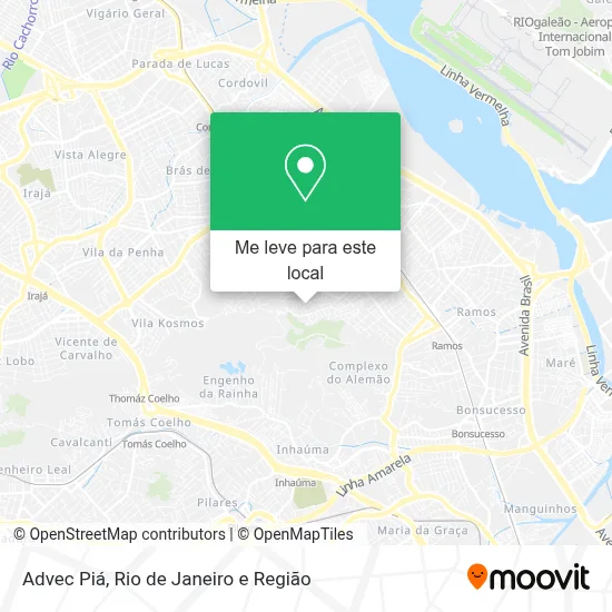 Advec Piá mapa