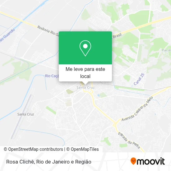 Rosa Clichê mapa
