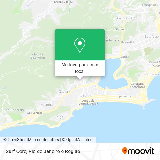 Surf Core mapa