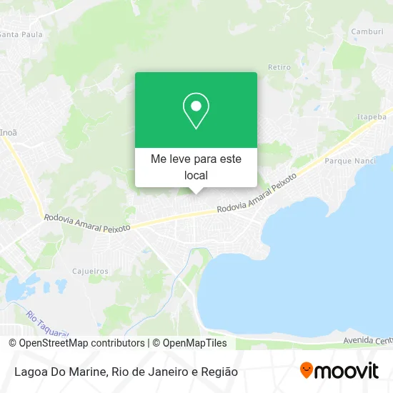 Lagoa Do Marine mapa