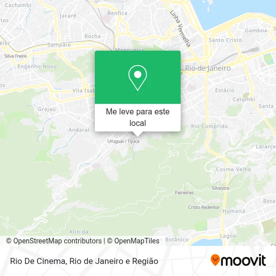 Rio De Cinema mapa