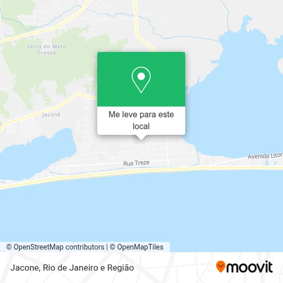 Jacone mapa