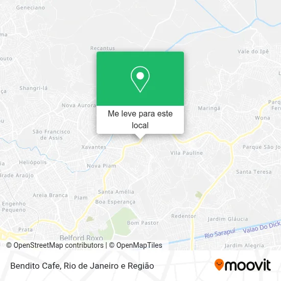 Bendito Cafe mapa
