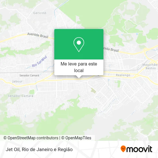 Jet Oil mapa