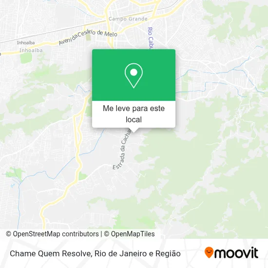Chame Quem Resolve mapa