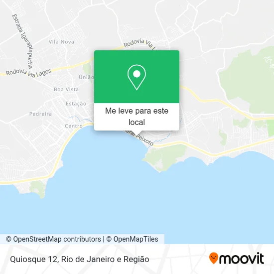 Quiosque 12 mapa