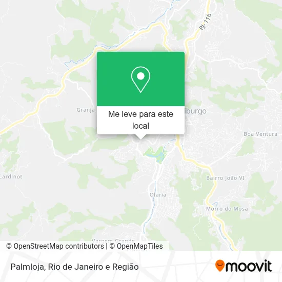 Palmloja mapa