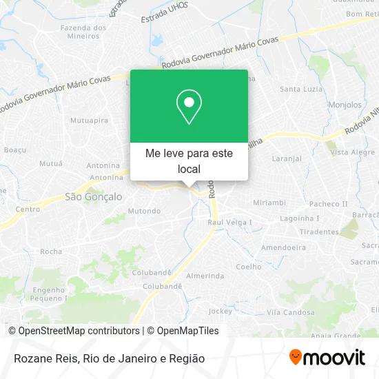 Rozane Reis mapa