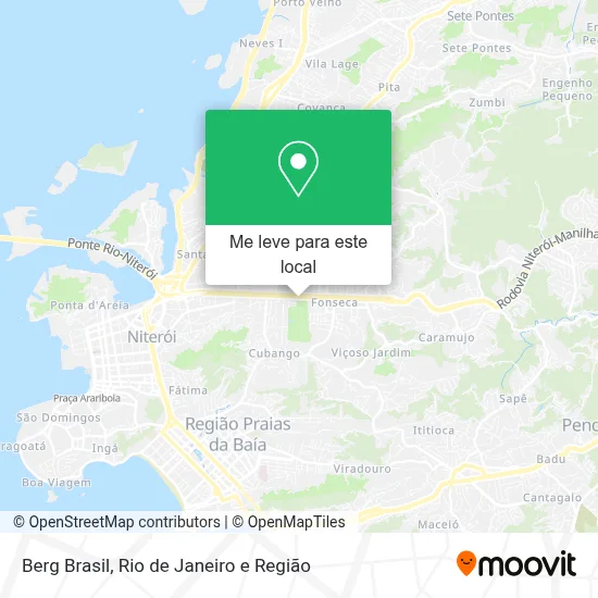 Berg Brasil mapa