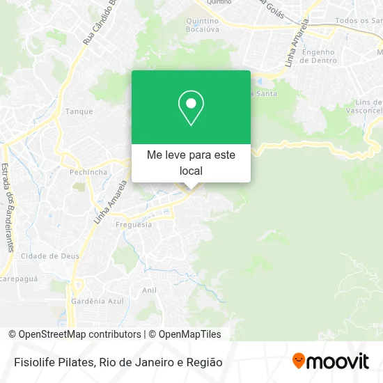 Fisiolife Pilates mapa