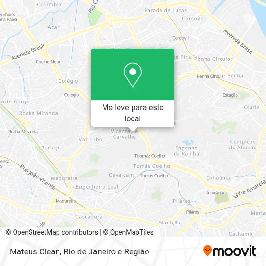 Mateus Clean mapa