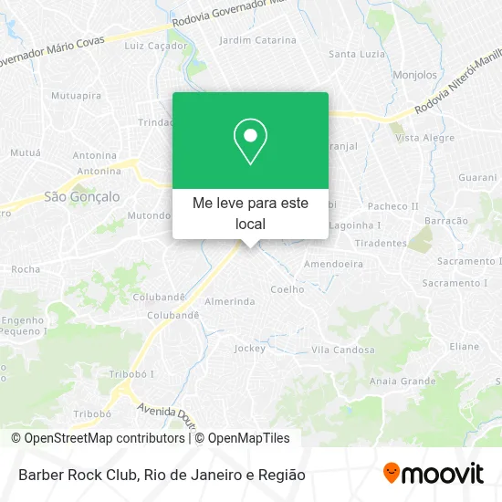 Barber Rock Club mapa
