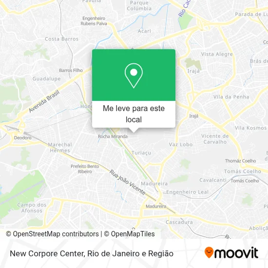 New Corpore Center mapa