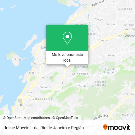 Inline Moveis Ltda mapa