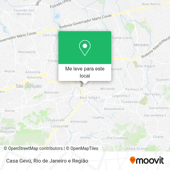 Casa Gevú mapa