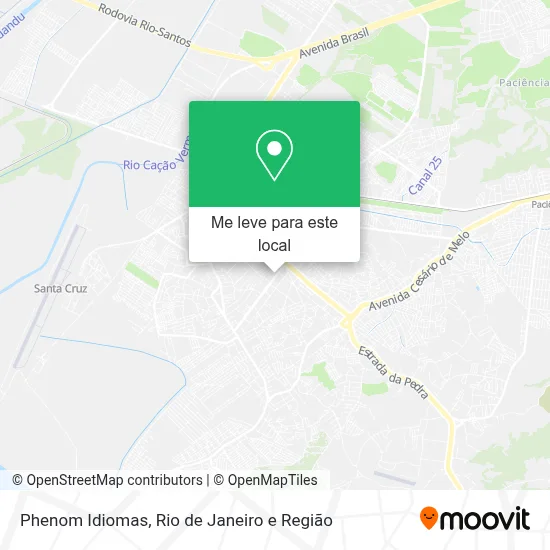 Phenom Idiomas mapa