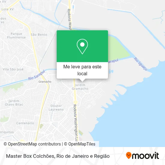 Master Box Colchões mapa