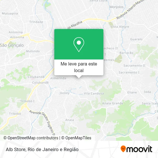 Alb Store mapa