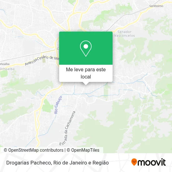 Drogarias Pacheco mapa