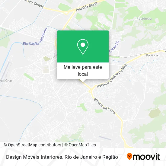 Design Moveis Interiores mapa
