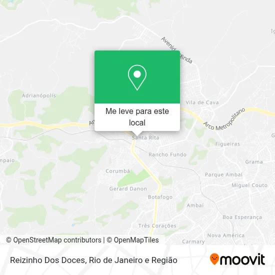 Reizinho Dos Doces mapa