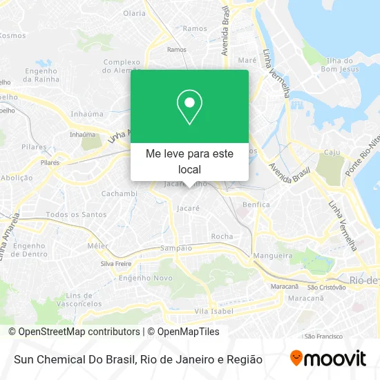 Sun Chemical Do Brasil mapa