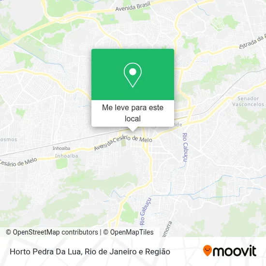 Horto Pedra Da Lua mapa