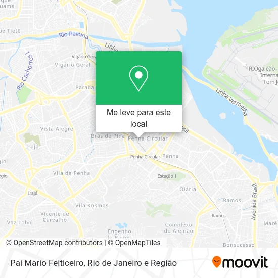 Pai Mario Feiticeiro mapa