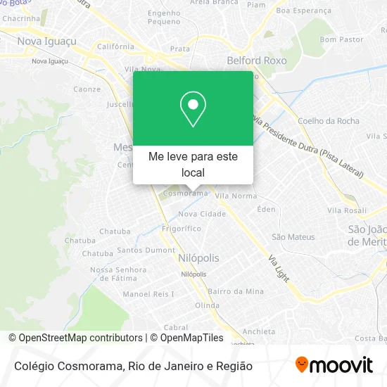 Colégio Cosmorama mapa