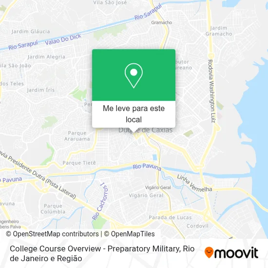 College Course Overview - Preparatory Military mapa