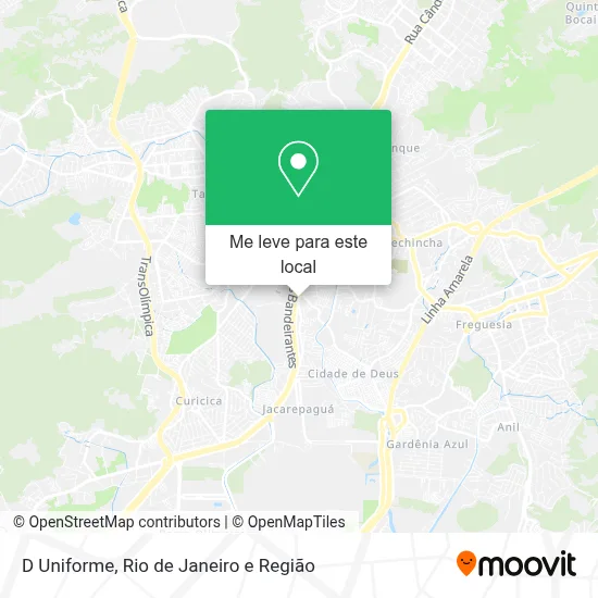 D Uniforme mapa