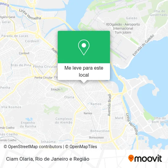 Ciam Olaria mapa
