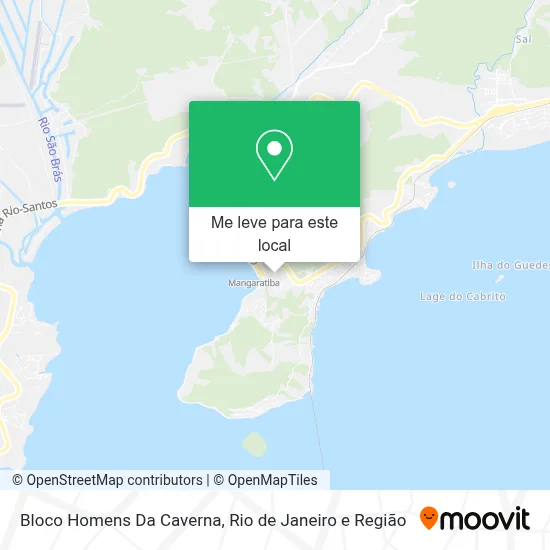 Bloco Homens Da Caverna mapa