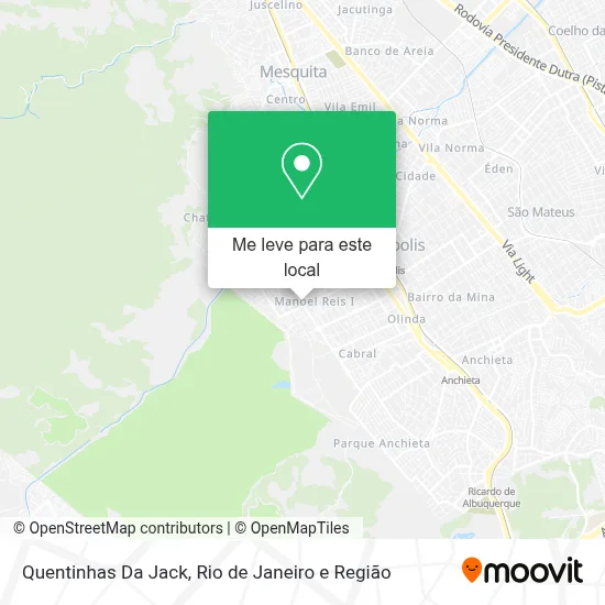 Quentinhas Da Jack mapa