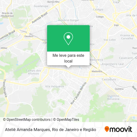 Ateliê Amanda Marques mapa