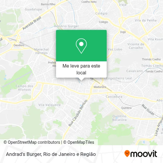 Andrad's Burger mapa