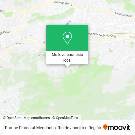 Parque Florestal Mendanha mapa