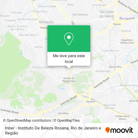 Inber - Instituto De Beleza Rosana mapa