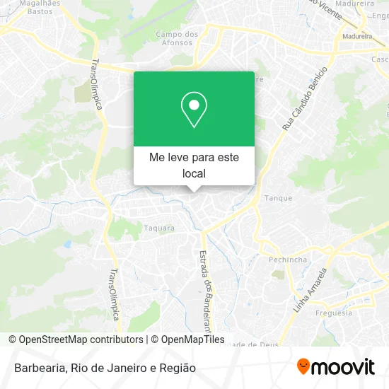 Barbearia mapa