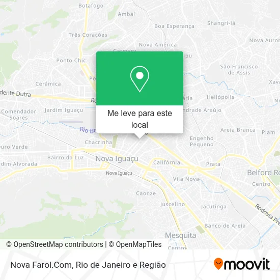 Nova Farol.Com mapa