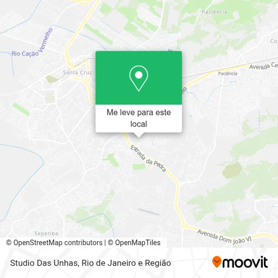 Studio Das Unhas mapa