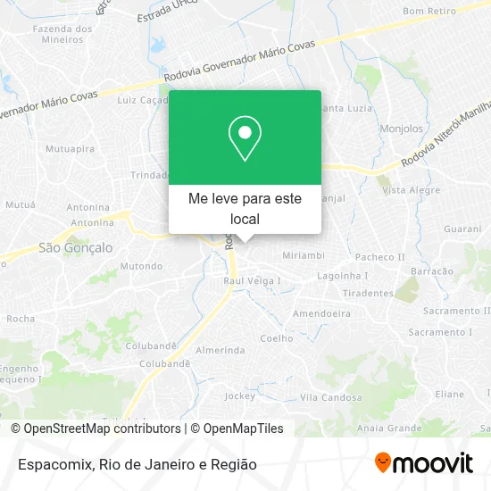 Espacomix mapa