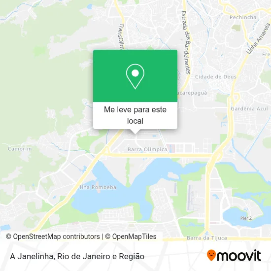 A Janelinha mapa