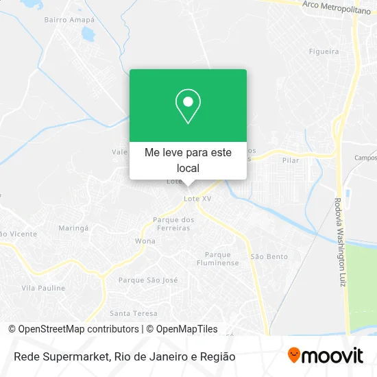 Rede Supermarket mapa