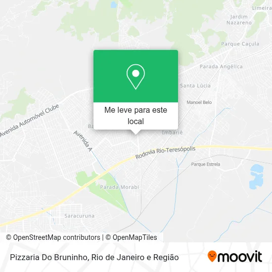 Pizzaria Do Bruninho mapa